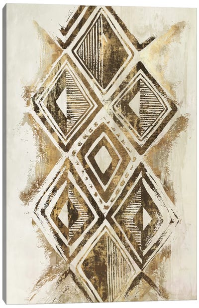 African Diamonds Canvas Art Print - Stripe Patterns