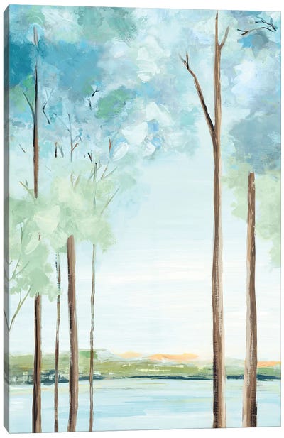 Azure Land I Canvas Art Print - Eva Watts