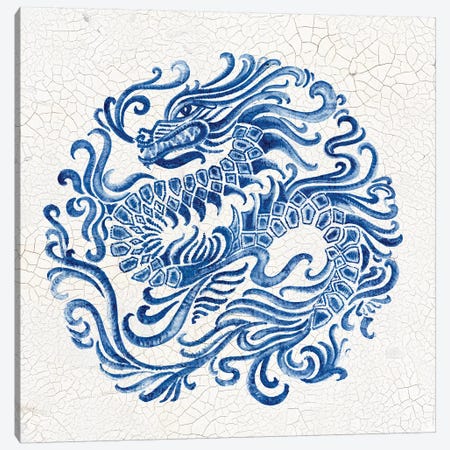 Chinese Porcelain II Canvas Print #EWA315} by Eva Watts Canvas Artwork