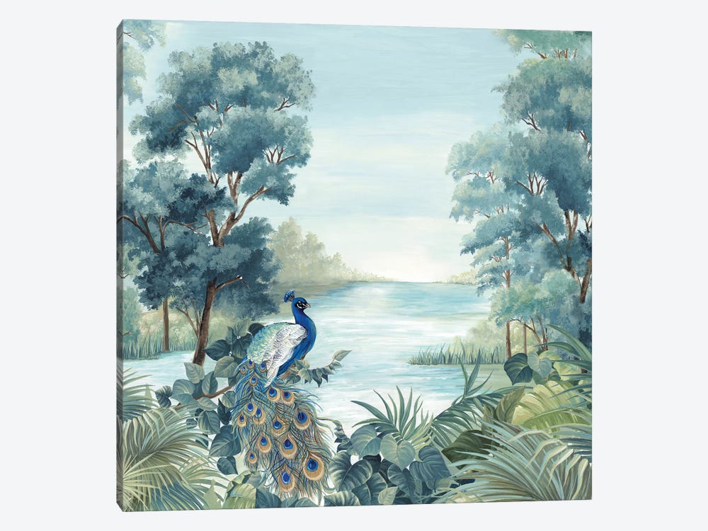 Peafowl by Eva Watts 1-piece Canvas Art Print