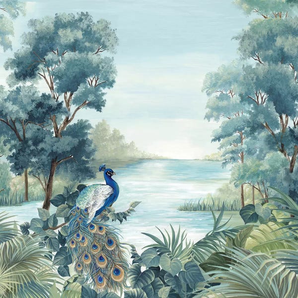 Refreshing Workspace: Peafowl by Eva Watts