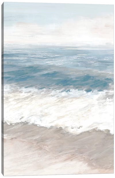 Warm Waves Canvas Art Print - Wave Art