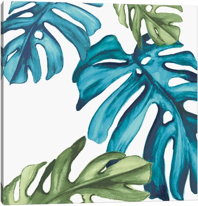 Palm Leaves I Canvas Art Print - Monstera Art
