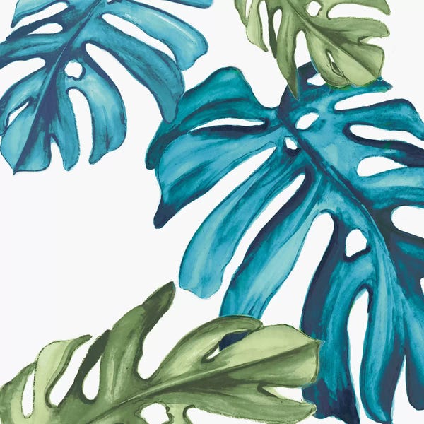 Monsteras: Palm Leaves I by Eva Watts