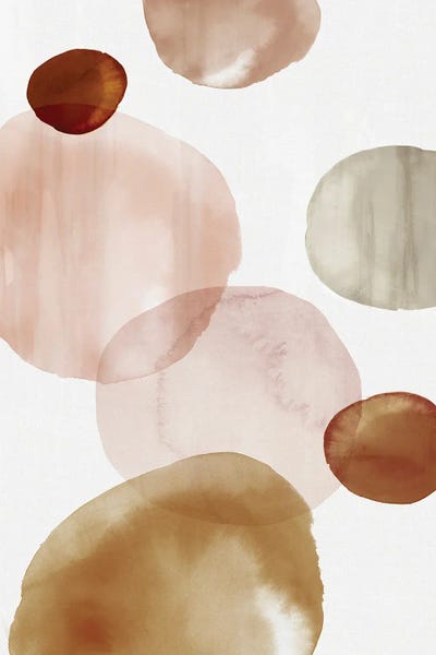 Floating Up III by Eva Watts framed canvas print