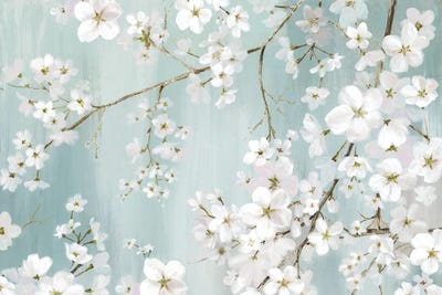 Flower Snow by Eva Watts framed wall art