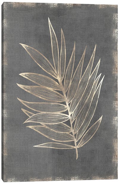Gilded Botanical I Canvas Art Print - Leaf Art