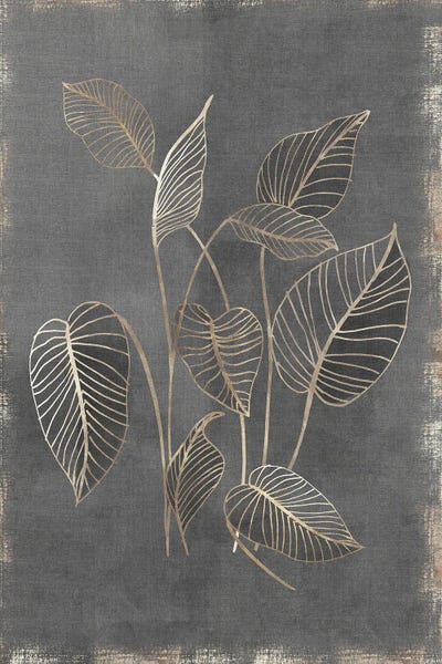 Floral & Botanical: Gilded Botanical III by Eva Watts