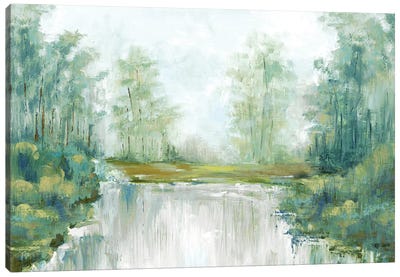 Jade Forest III Canvas Art Print - Eva Watts
