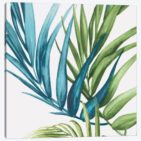 Palm Leaves IV Canvas Print #EWA40} by Eva Watts Canvas Wall Art