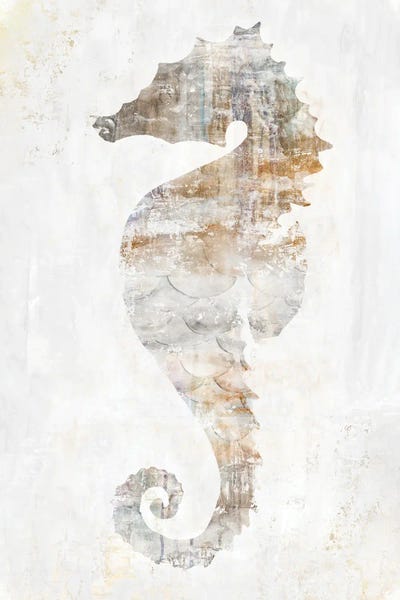 Seahorses: Rustic Seahorse by Eva Watts