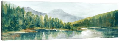 Spring Mountain View Canvas Art Print - Panoramic & Horizontal Wall Art