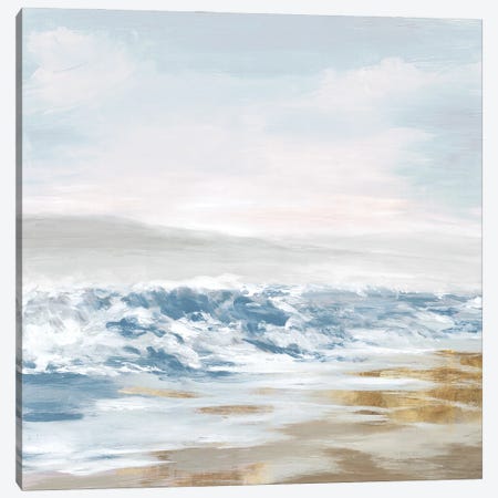 West Coast Waves Canvas Print #EWA434} by Eva Watts Canvas Print