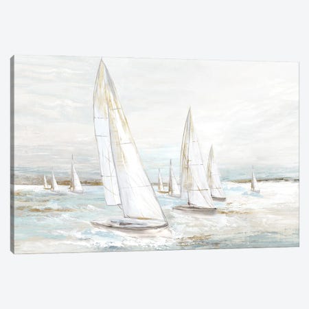 Windswept Sails I Canvas Print #EWA435} by Eva Watts Canvas Print