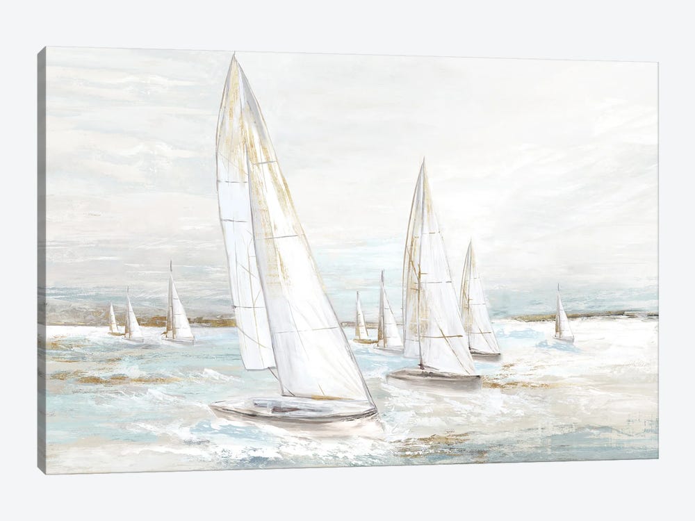 Windswept Sails I by Eva Watts 1-piece Canvas Art