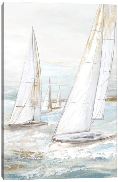 Windswept Sails II Canvas Art Print - Eva Watts