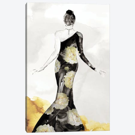 Blossomy Fashion I Canvas Print #EWA444} by Eva Watts Canvas Art