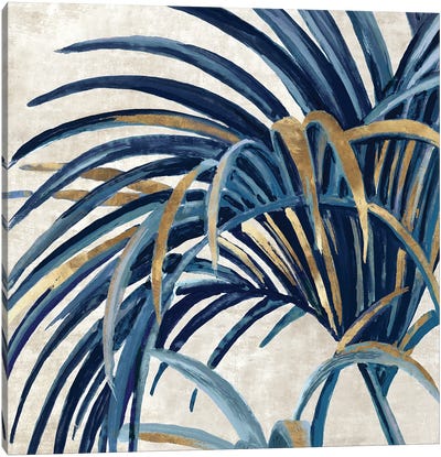 Easing Palm II Canvas Art Print - Tropical Leaf Art