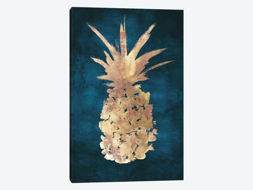 Golden Night Pineapple by Eva Watts 1-piece Art Print