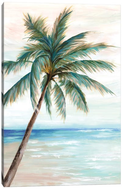 Hawaii Beach I Canvas Art Print - Beach Sunrise & Sunset Art