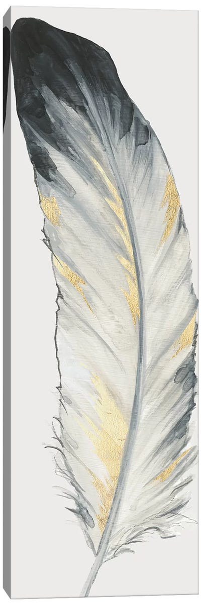 Secret Gold IV Canvas Art Print - Feather Art