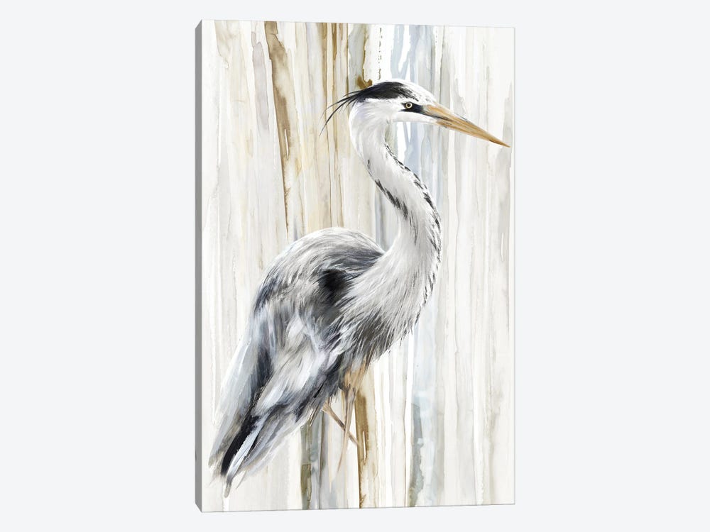 River Heron I by Eva Watts 1-piece Canvas Art Print