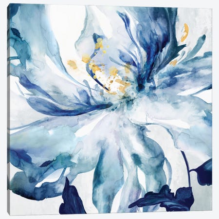 Blue Grande II Canvas Print #EWA504} by Eva Watts Canvas Print