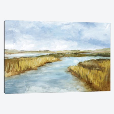 Distance Marshland Canvas Print #EWA510} by Eva Watts Canvas Print