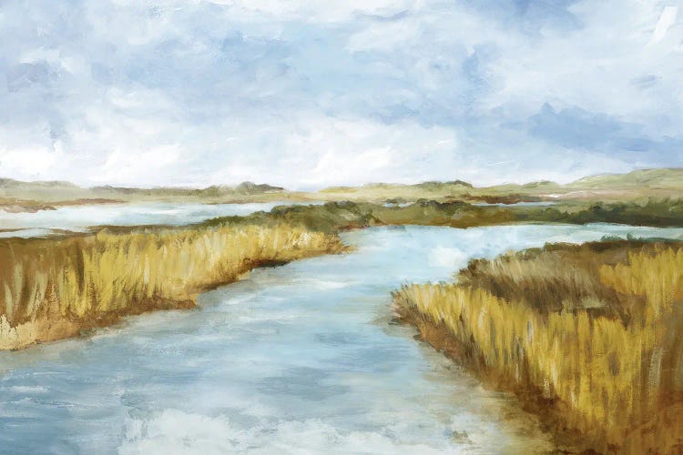Distance Marshland by Eva Watts wall art