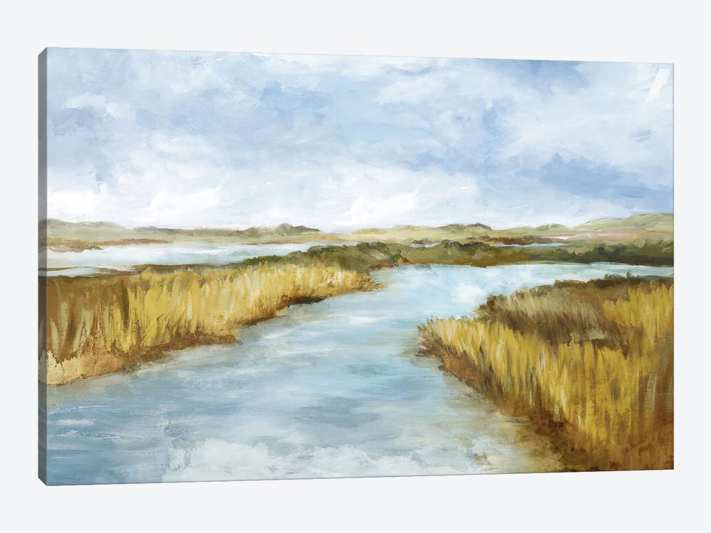 Distance Marshland by Eva Watts 1-piece Canvas Art