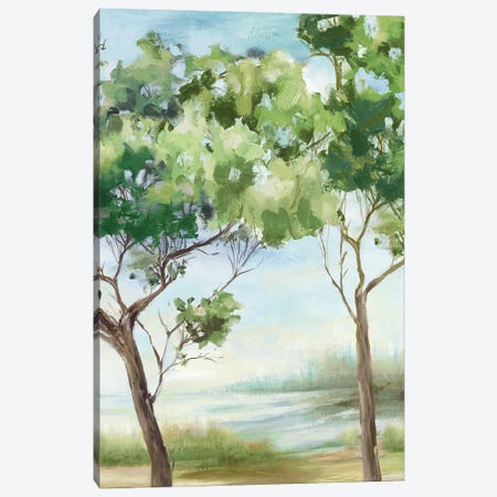 Summer Green Forest II Canvas Print #EWA541} by Eva Watts Canvas Artwork
