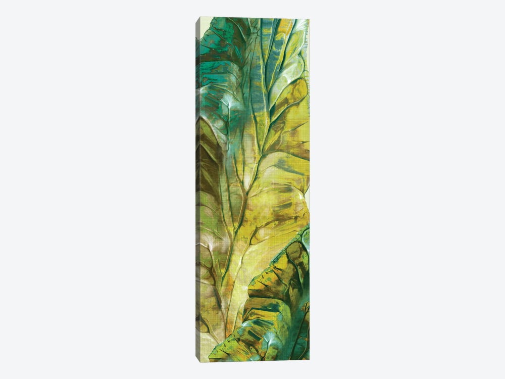 Tropical Green Leaves II by Eva Watts 1-piece Canvas Art Print