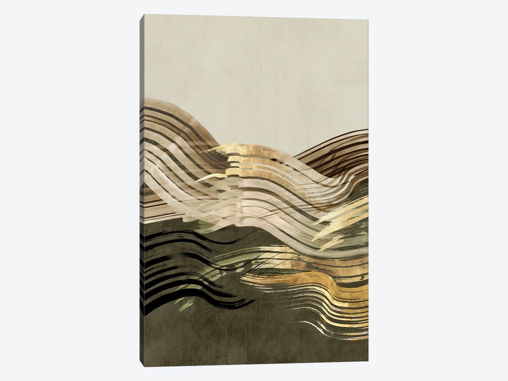 Waves Of Sage II by Eva Watts 1-piece Canvas Art