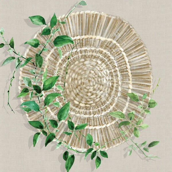 Eva Watts: Wicker Vine I by Eva Watts