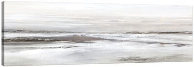 Foggy Beach Canvas Art Print - Best Selling Digital Art