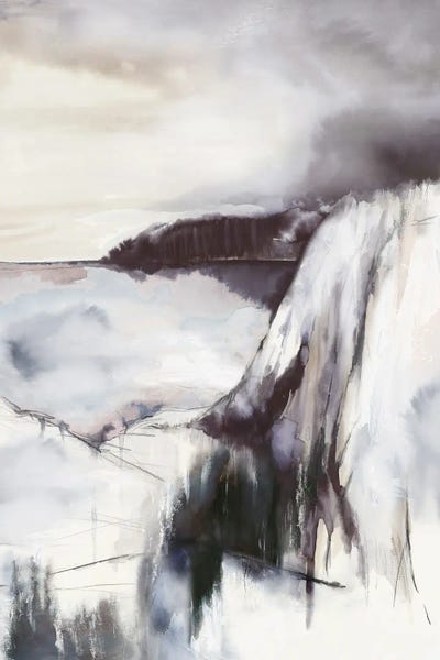 Coastal & Ocean Abstracts: Grey Beach by Eva Watts