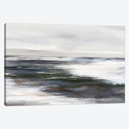 Grey Waters I Canvas Print #EWA577} by Eva Watts Canvas Wall Art