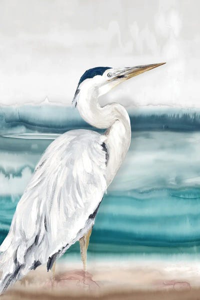 Eva Watts: Heron Beach I by Eva Watts