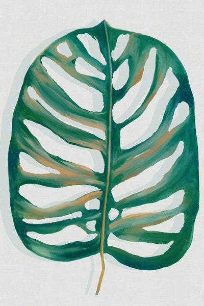 Modern Tropical Leaf I by Eva Watts canvas print