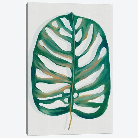 Modern Tropical Leaf I Canvas Print #EWA590} by Eva Watts Art Print