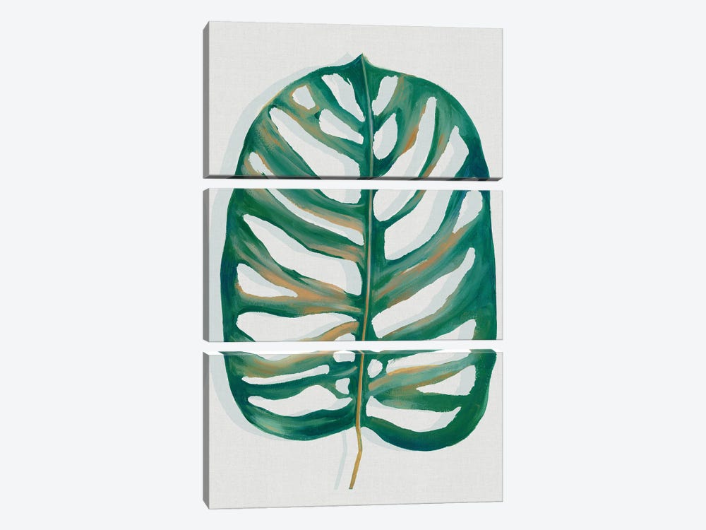 Modern Tropical Leaf I by Eva Watts 3-piece Canvas Wall Art