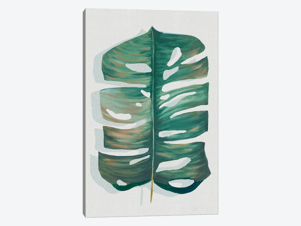 Modern Tropical Leaf III by Eva Watts 1-piece Canvas Artwork