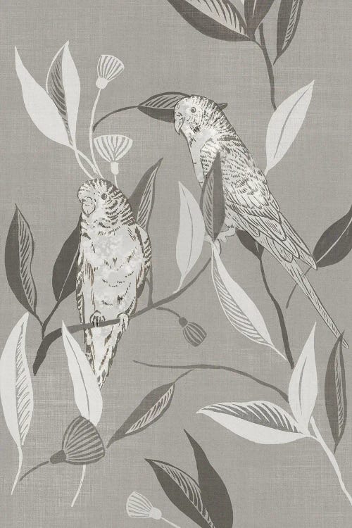 Monochrome Love Birds I