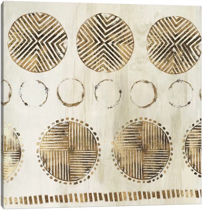 African Pattern Canvas Art Print - Stripe Patterns