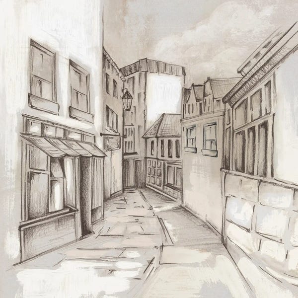 Eva Watts: Rue in Paris by Eva Watts