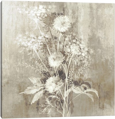 Soft Wild Flowers Canvas Art Print - Eva Watts