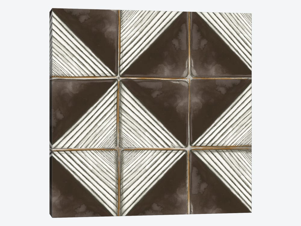 Square Tiles I by Eva Watts 1-piece Canvas Artwork