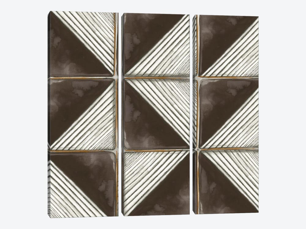Square Tiles II by Eva Watts 3-piece Art Print