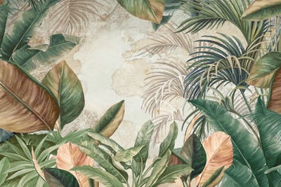 Tropical Flourish by Eva Watts canvas print
