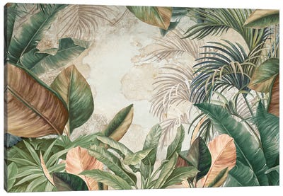 Tropical Flourish Canvas Art Print - Eva Watts